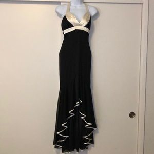 Black & Cream formal dress